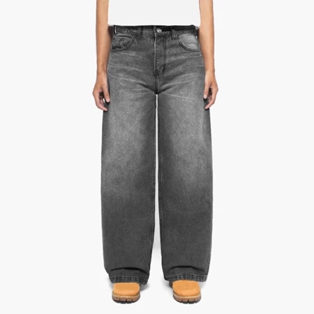 Basica Man Wide Leg - Black Denim Jeans