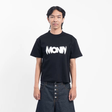 Money Fitted T-Shirt Black